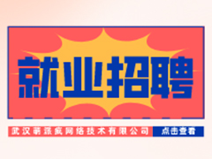 【就業(yè)招聘】武漢萌派瘋網絡技術有限公司·武漢新華就業(yè)招聘信息