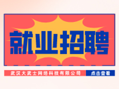 【就業招聘】武漢大武士網絡科技有限公司·武漢新華就業招聘信息