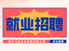 【就業招聘】湖北飛音文化傳媒有限公司·武漢新華就業招聘信息